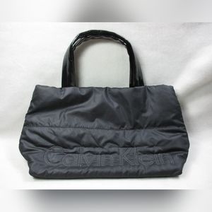 Calvin Klein Black Cosmetic/Makeup Bag/Tote